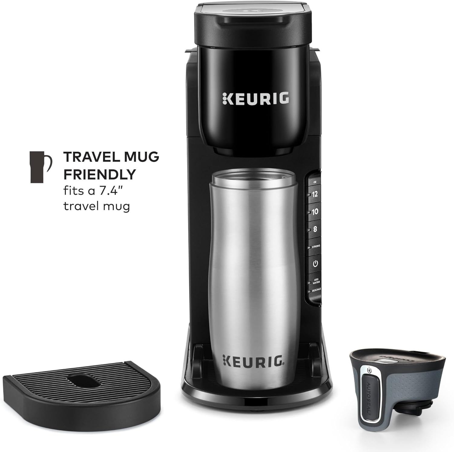Keurig K-Express Single Serve K-Cup Pod Coffee Maker, 3 Brew Sizes, Strong Button Feature, 42oz Removable Reservoir, Black - Image 5